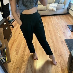 Emerald Green Loft Ankle Crop Work Pants